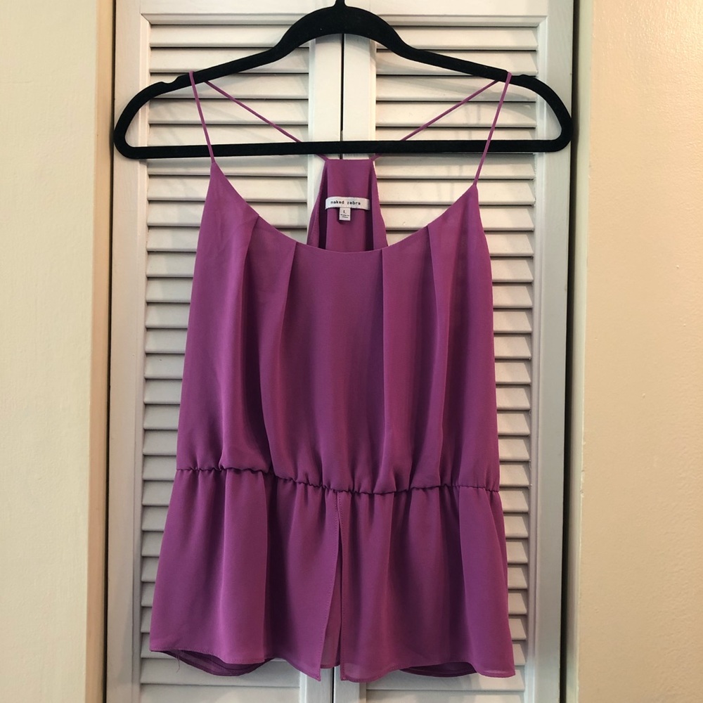 Naked Zebra Purple Tank